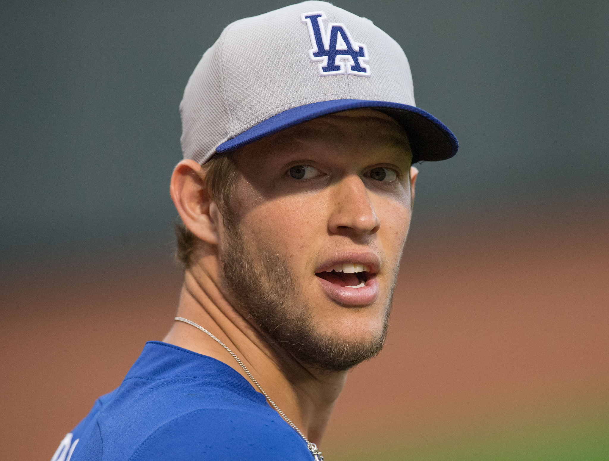 Clayton Kershaw. Photo by Keith Allison under the CC BY-SA 2.0 license. Link: https://www.flickr.com/photos/keithallison/8664700662/in/photolist-ecERCJ-ecF52J-ecGbD9-6gVNSL-cHtres-5bo7kU-cHttjw-5biPDD-cHtt85-9KXnEC-9KXnsd-o7TPcM-mtF9fn-o7ApTH-o7NQey-o7M769-o5RAhW-o7AGYz-o7LCsy-o5RsUE-nQp8ps-o7Nev5-nQpqir-o7UeHv-nQpNYf-o7AoEk-o5RGLC-nQpaRw-nQqbYX-o7U6q8-o9F4rk-o7LSVm-o9EUV2-o7M89w-o9FqCt-bWqx8F-o7M5YQ-nQpaFG-o7TLQx-9NjzTr-9Njzsx-9NjzNK-o4shdi-yB4znt-nL1RhU-4RU8zj-NiiTou-MvKnWi-TkRUdN-TkRUkm/